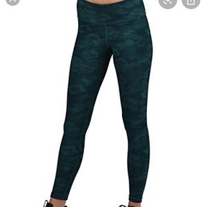 Glyder Dark Green Elongate Camo Yoga Leggings